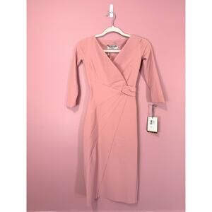 Chiara Boni Antheia Dress in Antique Rose‎ Pink US Size 2
